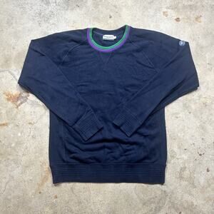 Navy Blue Wimbledon Championships Tennis Sweatshirt Size M